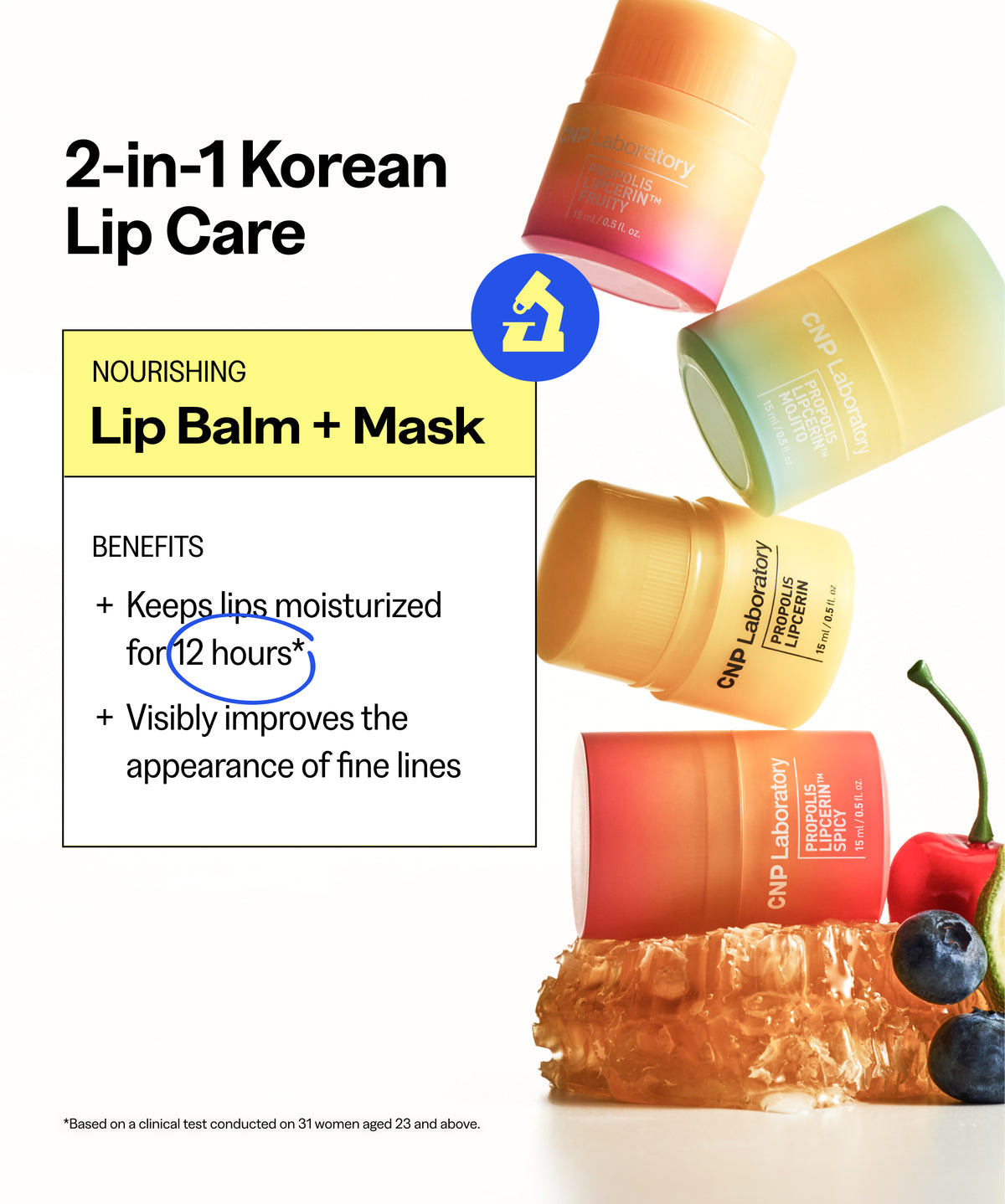 Propolis Lipcerin™ - Honey Lip Plumper Spicy (Mint Flavor)