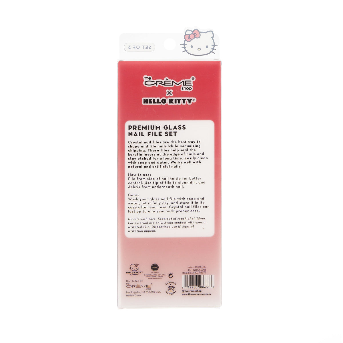 Hello Kitty® Premium Glass Nail File Set