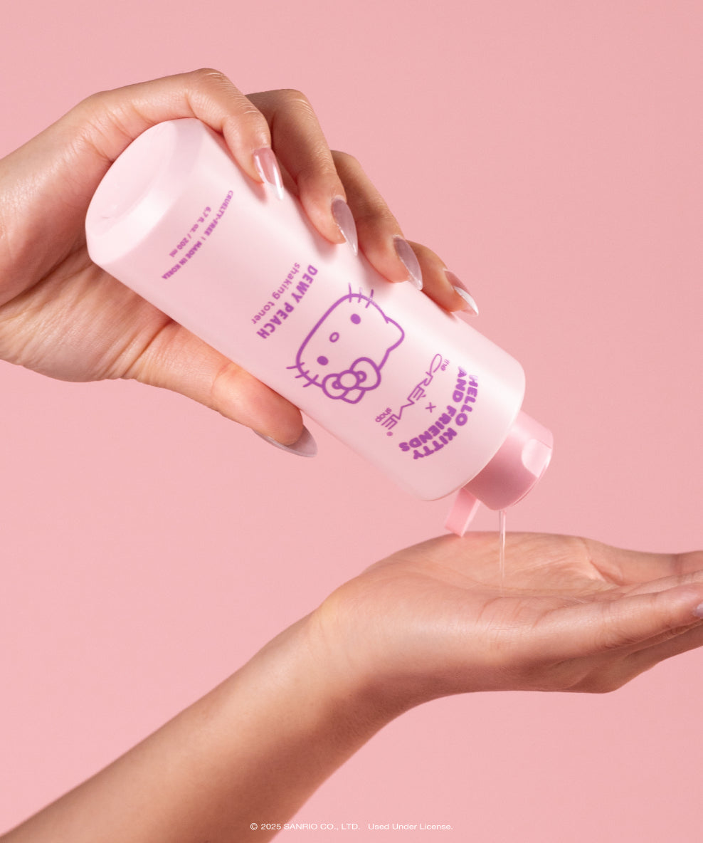 Hello Kitty® and Friends Dewy Peach Shaking Toner
