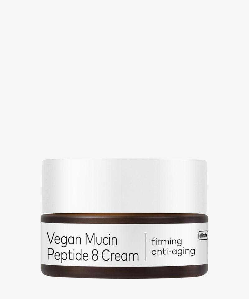 THE FACE SHOP Alltimate Vegan Mucin Peptide 8 Cream – Vegan K-Beauty Anti-Aging Moisturizer with Plant-Derived Mucin and 8-Peptide Complex.