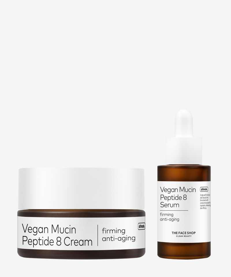 Alltimate Vegan Mucin Peptide 8 Skincare Duo