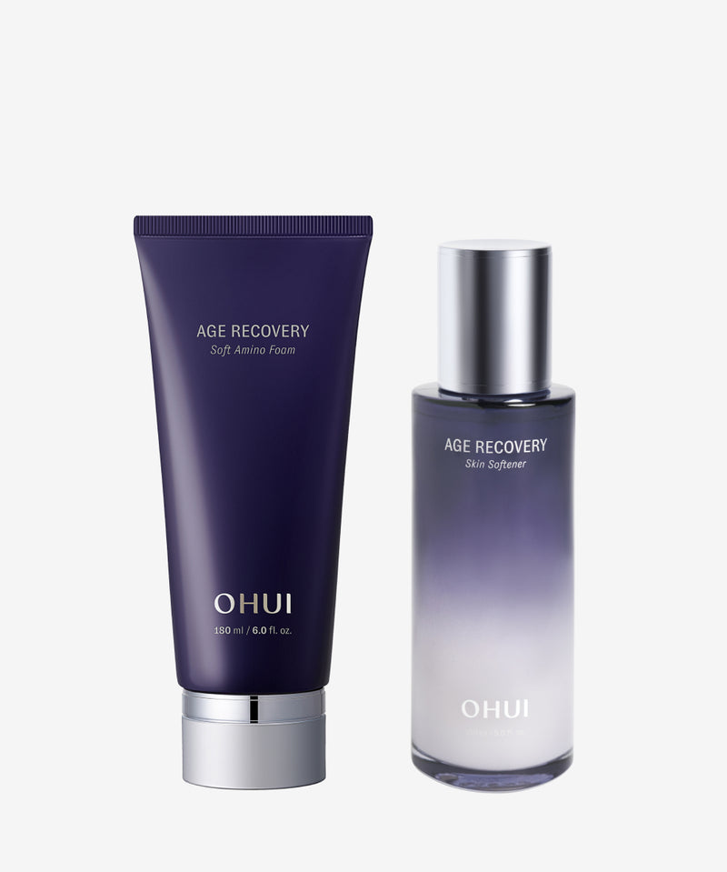 OHUI Age Recovery Amino Foam and Skin Softener Silo