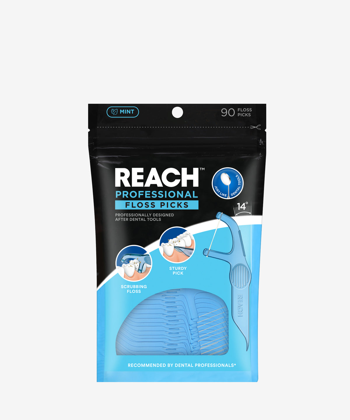 Professional Floss Picks Mint 90ct