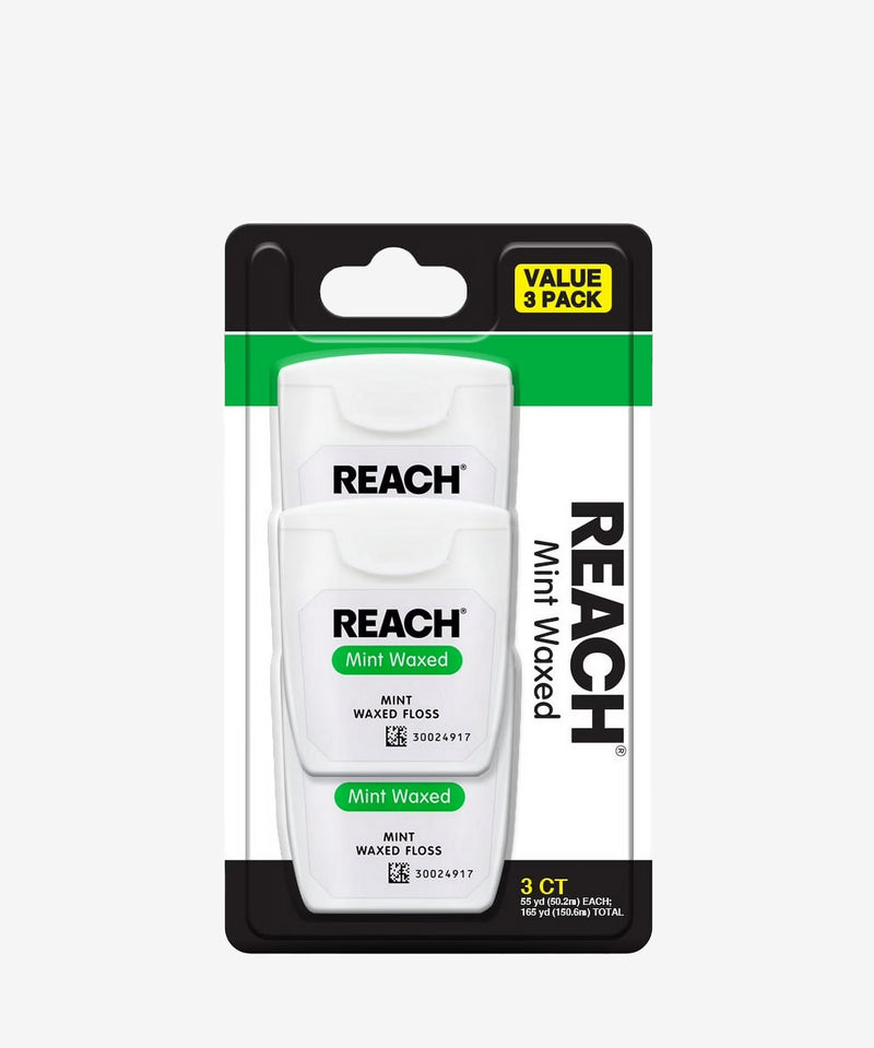 Waxed Floss Mint 55yd 3-Pack