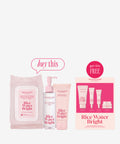 Rice Water Bright Ultimate Makeup Removal Trio + FREE Travel Kit