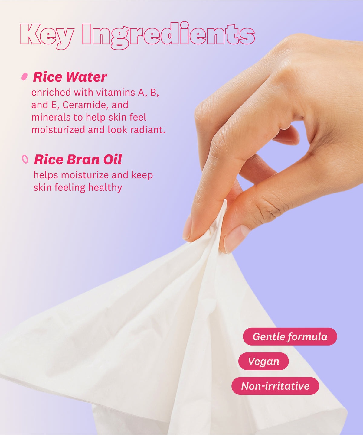 Rice Water Bright Cleansing Wipes On-the-Go Bundle
