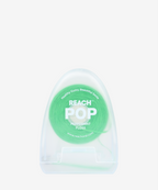 A container of Reach POP Floss Peppermint on a white background