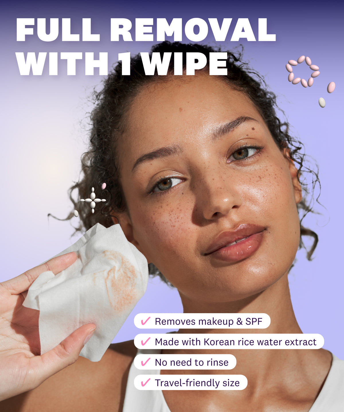 Rice Water Bright Cleansing Facial Wipes