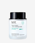 A jar showing the Super knights clear soothing mask jar.