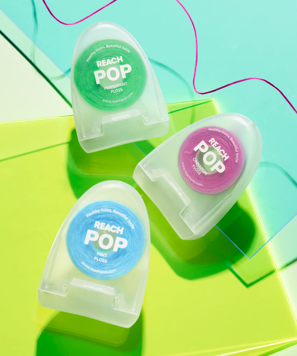 Dental Floss Variety Colorful Background