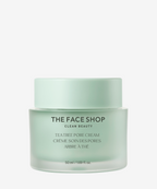 An image of The Face Shop Tea Tree Pore Cream jar.
