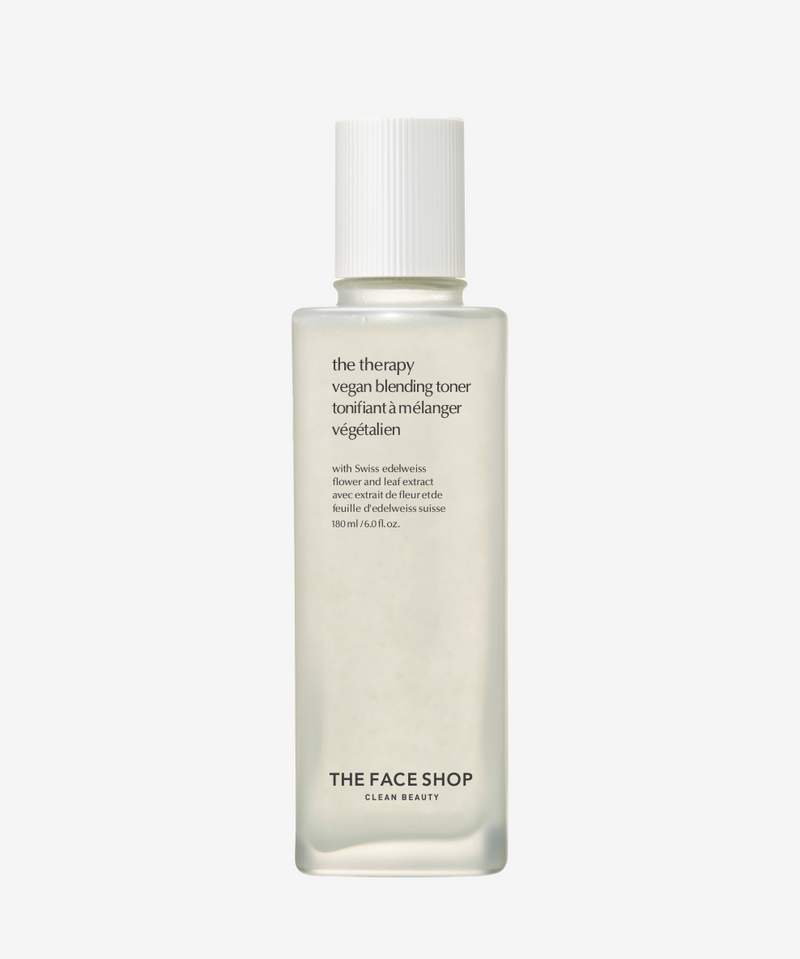An image showing The Therapy Vegan Blending Toner bottle.